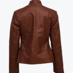 Shop The Moras Women’s Brown Leather Jackets Rare Jacket