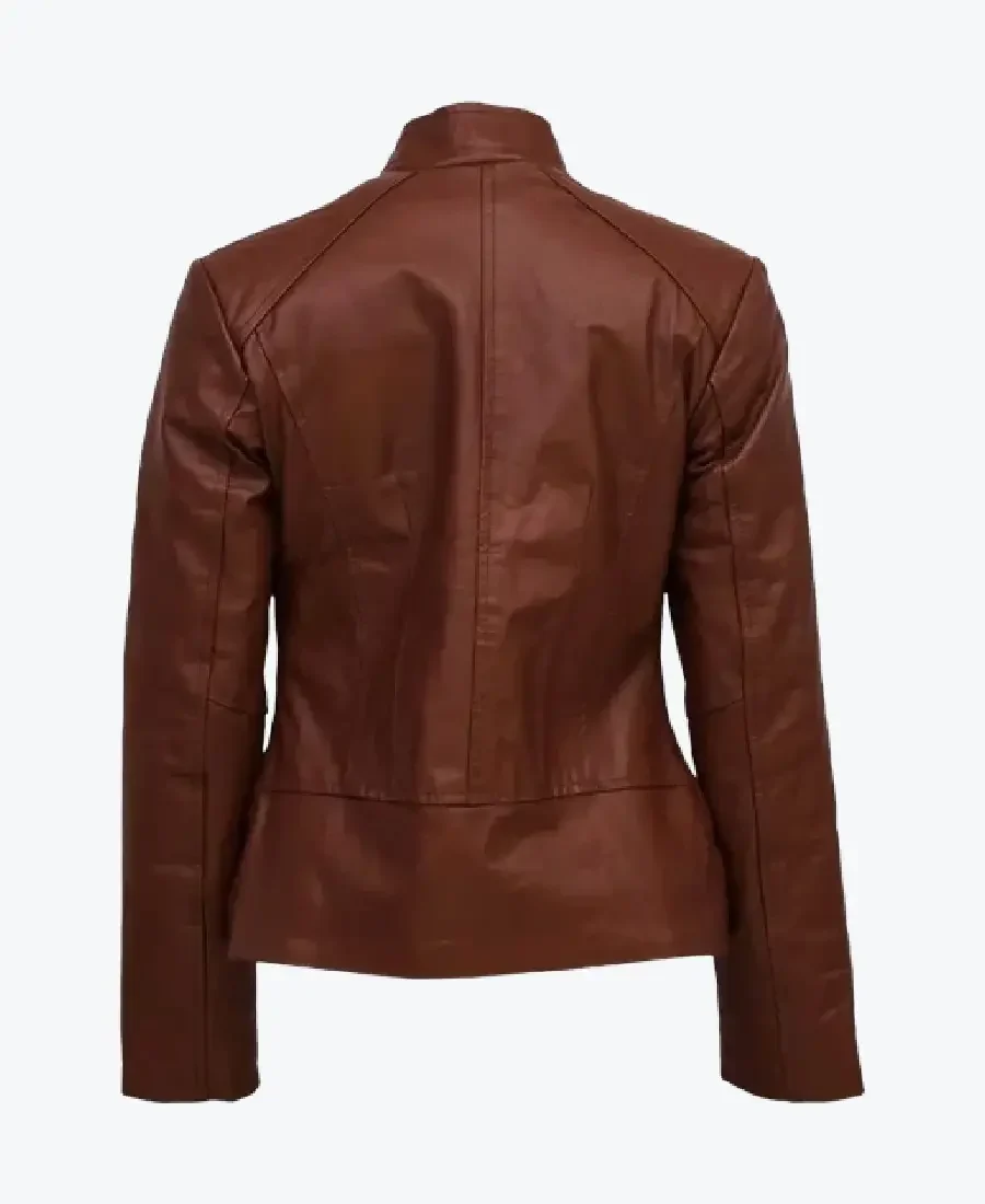 Shop The Moras Women’s Brown Leather Jackets Rare Jacket