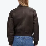 Shop The Relaxed Leather Bomber Jackets Rare Jacket