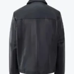 Shop The Retro Leather Jacket Henry Black
