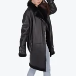 Shop The Shynara Shearling Oversized Coat - Rare Jackets