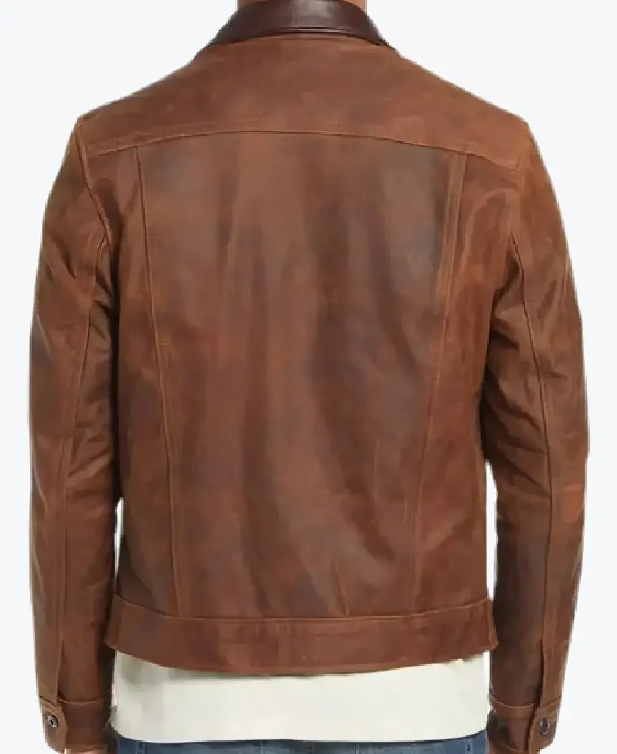 Shop The Smith Men’s Brown Vintage Leather Jackets Rare Jacket