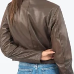 Shop The Susan Women’s Dark Brown Leather Jackets Rare Jacket