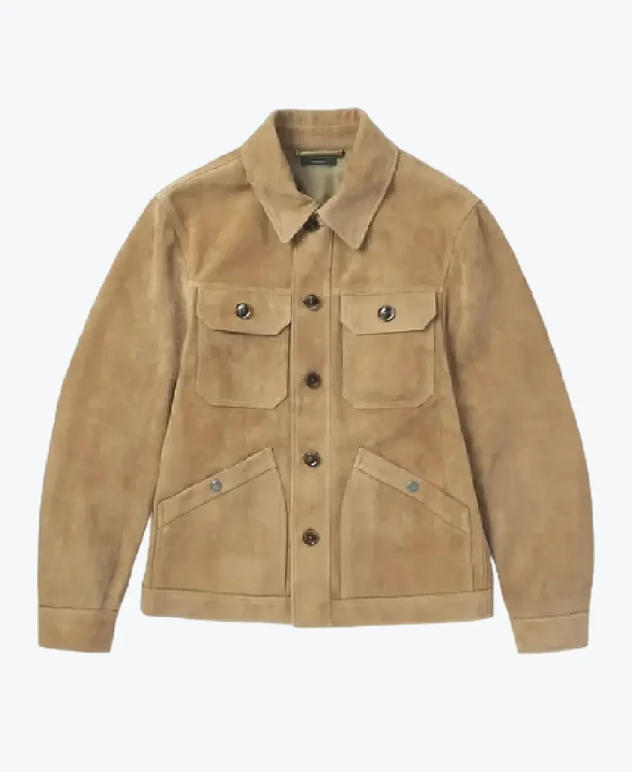 Shop The Tom Ford Heathered Suede Leather Jacket - Rare Jackets