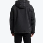 Shop The Vintage Energie Black Denim Hooded Jacket - Rare Jackets