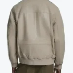 Shop The Men's Chris Beige Leather Jacket - Rare Jackets