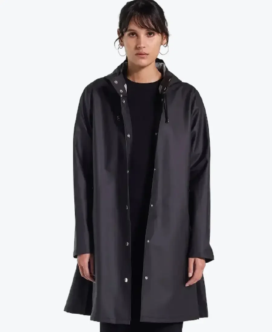 Shop The Women Black Lightweight Rain coat - Rare Jackets