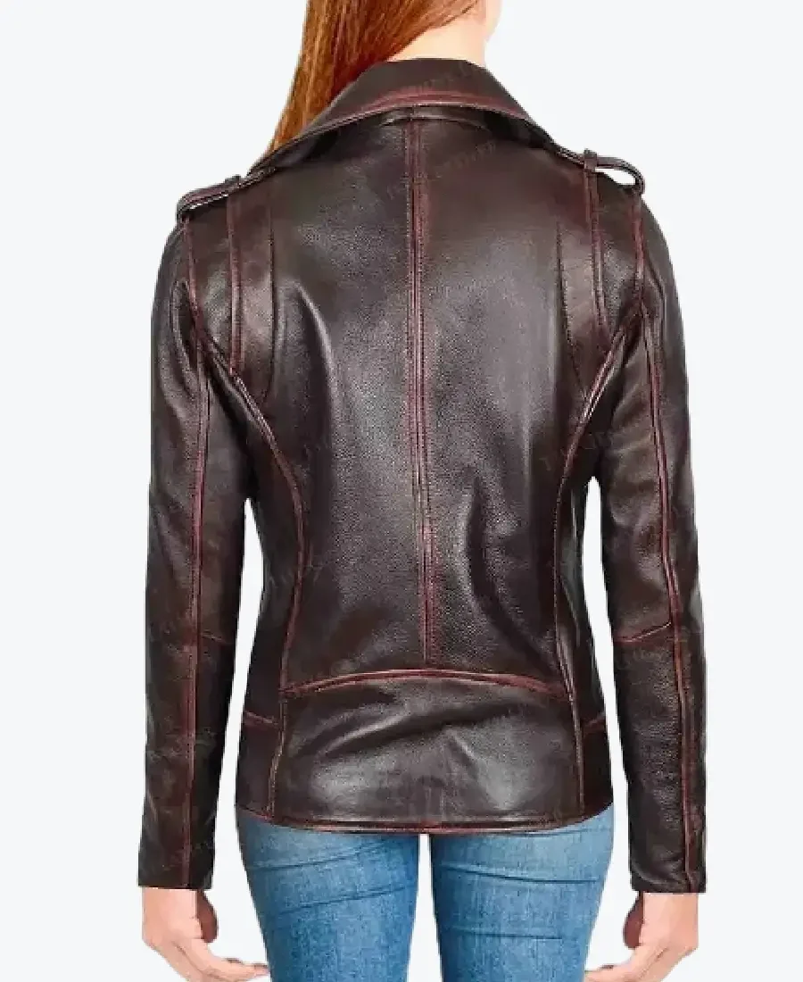 Shop The Women Chocolate Brown Leather Jackets Rare Jacket