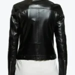 Shop The Women Ellen Black Moto Leather Jackets Rare Jacket