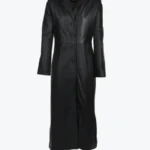 Shop The Women Slim Long Black Trench Coat - Rare Jackets