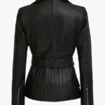 Shop The Women’s Black Asymmetrical Biker Style Leather Jackets Rare Jacket