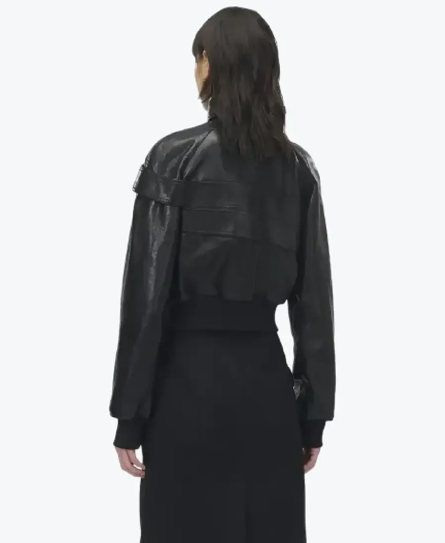 Shop The Women’s Black Belt Detail Leather Jackets Rare Jacket