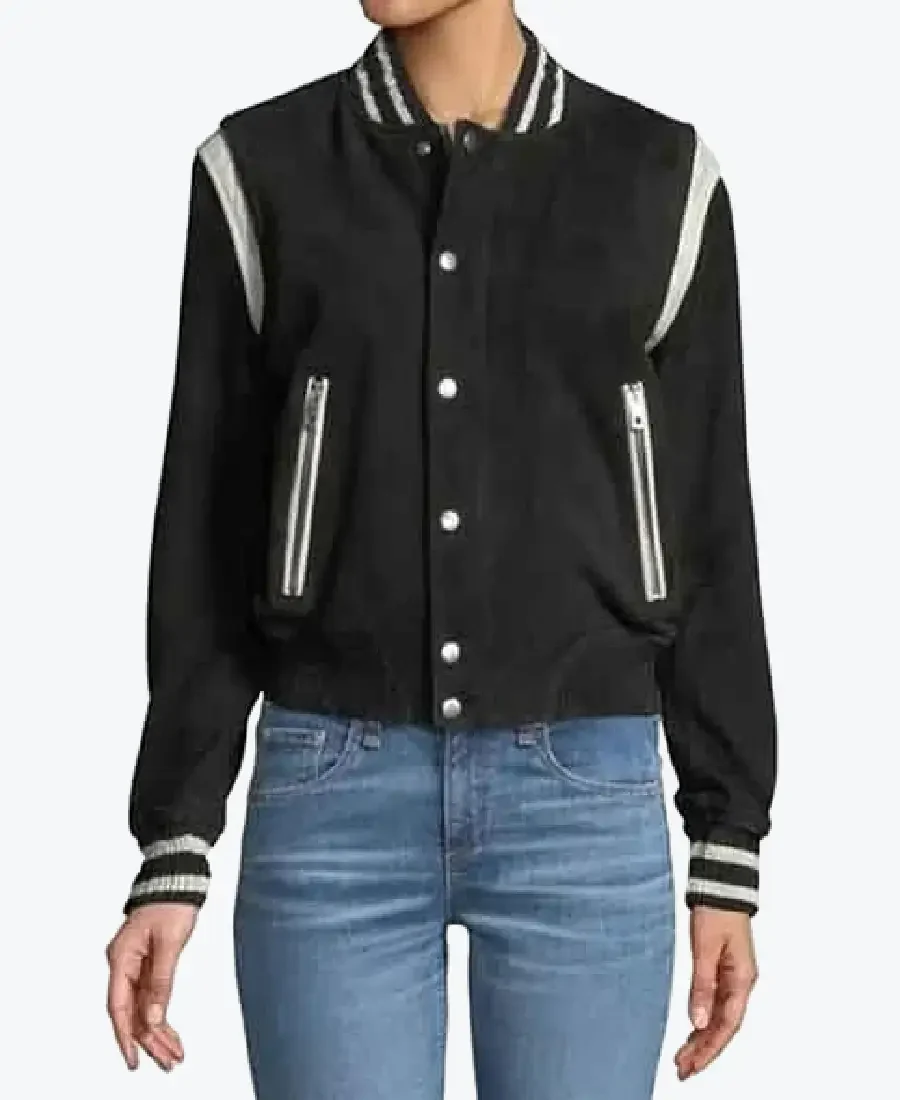 Shop The Women’s Black Fleece Bomber Jacket - Rare Jackets