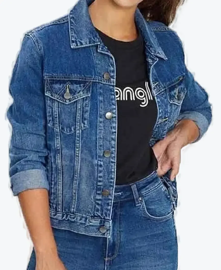 Shop The Women’s Blue Denim Jacket - Rare Jackets