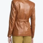 Shop The Women's Front Pocket Brown Leather Jackets Rare Jacket
