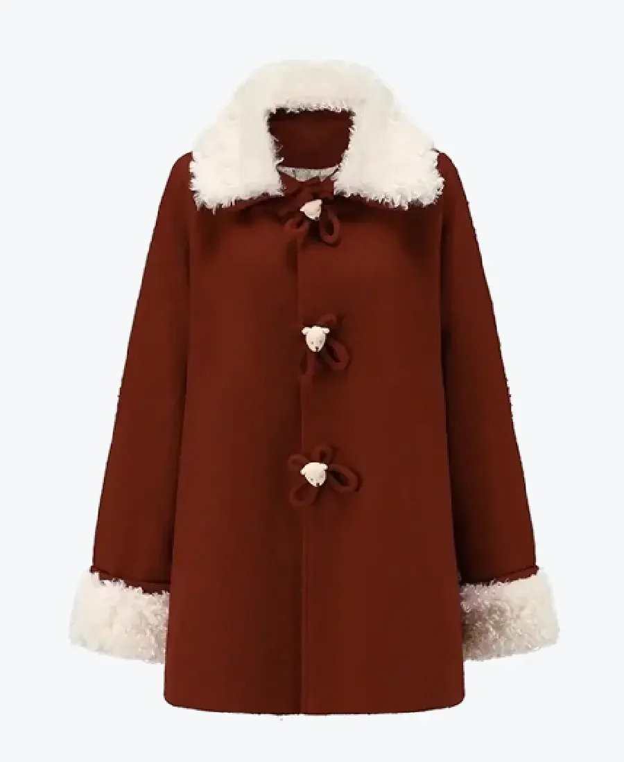Shop The Women's Little Fur Collar Red Riding Coat - Rare Jackets