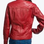 Shop The Women’s Red Leather Jackets Rare Jacket