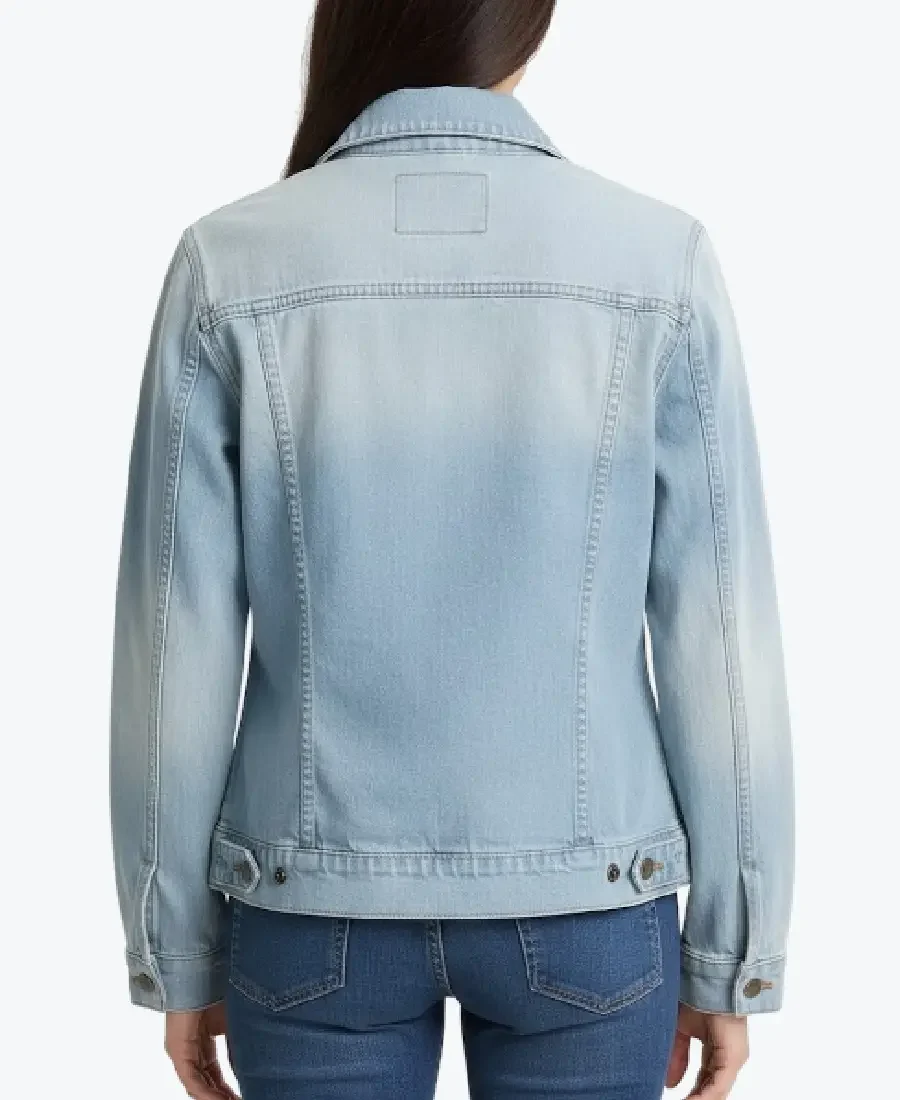 Shop The Women’s Sky Blue Denim Jacket - Rare Jackets