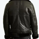 Shop the Men’s B-3 Black Sheepskin Leather Bomber Jackets Rare Jacket