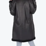 Shynara Shearling Oversized Coat Back - Rare Jackets