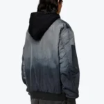 The Recruit Owen Hooded Bomber Jacket Back - Rare Jackets