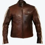 Tivoli Retro Brown Cruiser Removable Armour Jackets Rare Jacket