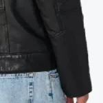 Toby Wilson Black Leather Jacket Sleeves Rare Jacket