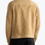 Tom Ford Heathered Suede Leather Jacket back - Rare Jackets