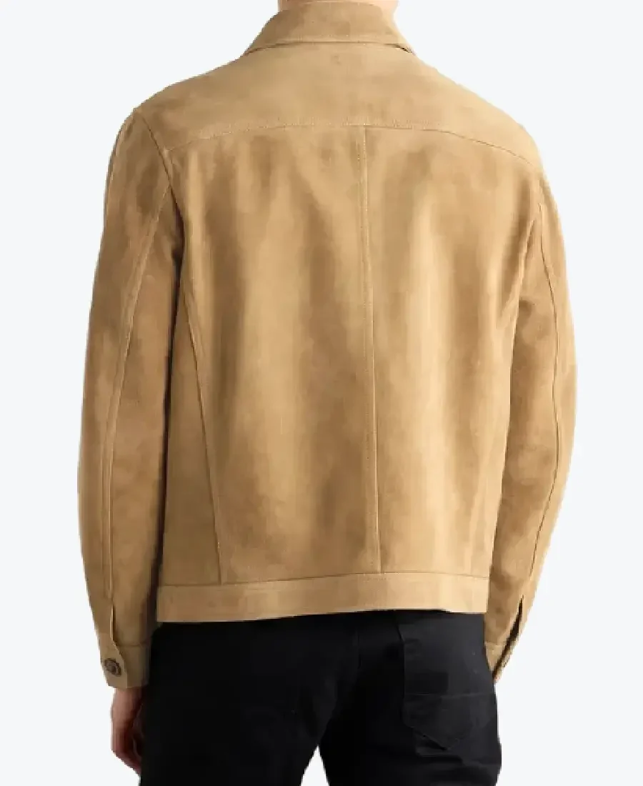 Tom Ford Heathered Suede Leather Jacket back - Rare Jackets