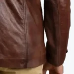Vincent Alley Brown Leather Jacket Sleeves Rare Jacket