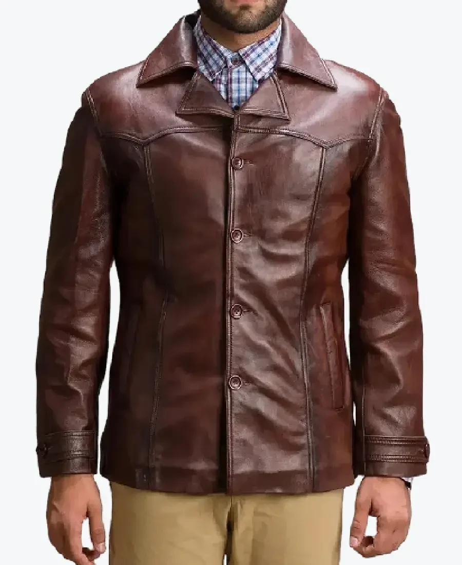 Vincent Alley Brown Leather Jackets Rare Jacket