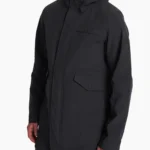 Men's Waterproof Rain Long Jacket Front - Rare Jackets