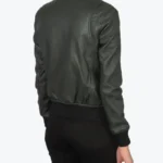 Westa Leather Bomber Jacket Back (1) - Rare Jackets