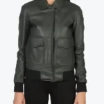 Westa Leather Bomber Jacket Front (1) - Rare Jackets