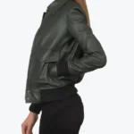 Westa Leather Bomber Jacket Side (1) - Rare Jackets
