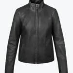 Women Reilly Black Leather Jackets Rare Jacket