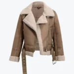 Women's Brown Shearling Leather Jackets Rare Jacket