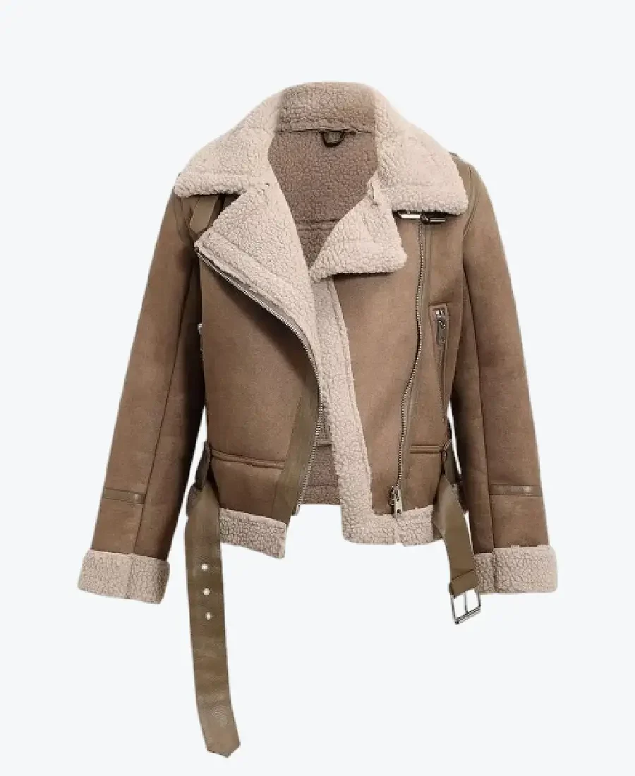 Women's Brown Shearling Leather Jackets Rare Jacket