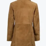 Women’s Light Brown Suede Coat Back - Rare Jackets