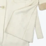 Women's Mongolian Fur White Afghan Coat Side - Rare Jackets