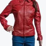 Women’s Red Leather Jackets Rare Jacket