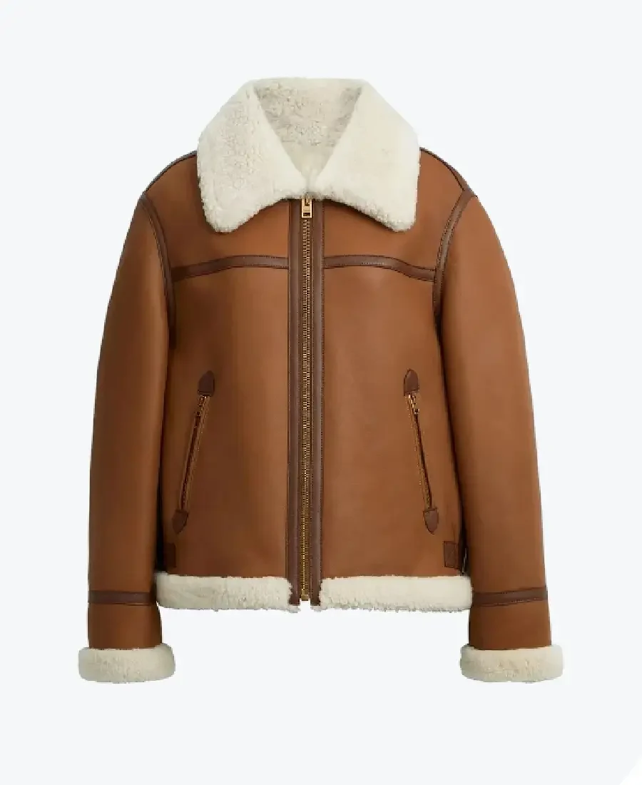 Women’s Shearling Avaitor Leather Jackets