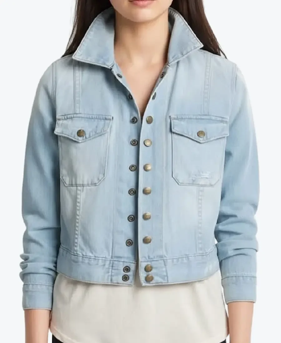 Women’s Sky Blue Denim Jacket - Rare Jackets