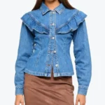 Women's Target Flounce Denim Jacket