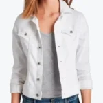 Women’s White Denim Jacket - Rare Jackets