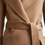 Wool Blend Double Breasted Blindseam Coat Close Rare Jacket