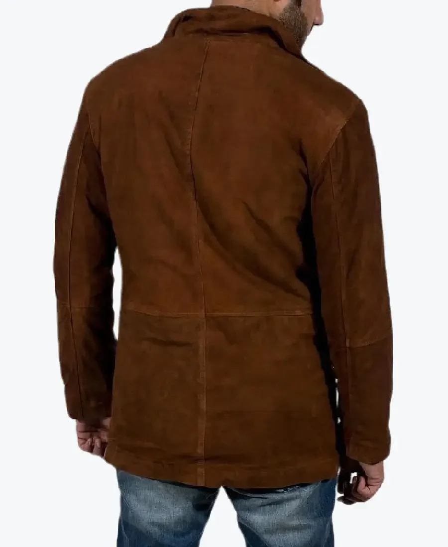 sHOP tHE Men's Joel Suede Leather Jacket