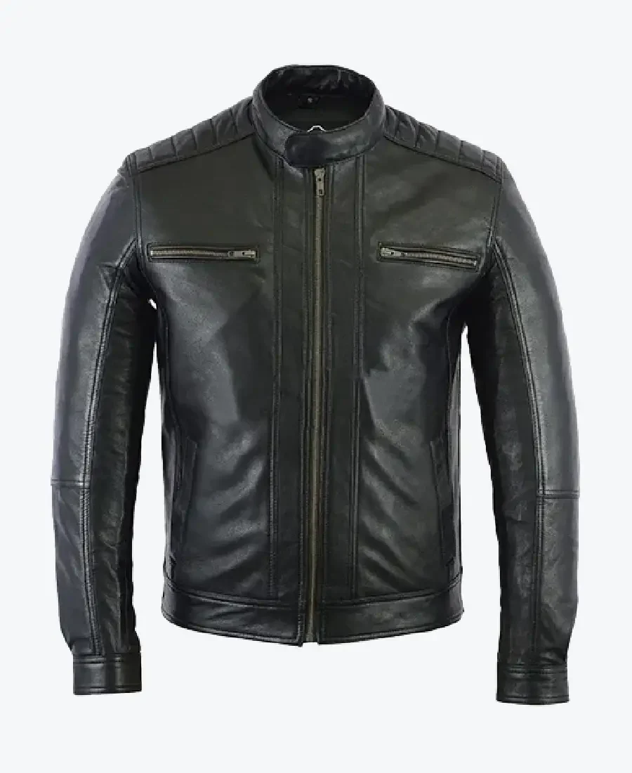 Cafe Racer Black Leather Jackets Rare Jacket