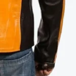 Cole Macgrath Biker Leather Jacket Sleeves Rare Jacket