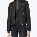 Giah Black Leather Biker Jackets Rare Jacket